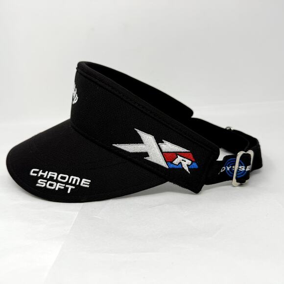Callaway Chrome Soft Golf Hat Black Visor Cap Great Big Bertha Gorpcore Outdoor - Picture 3 of 6